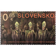 Známka - 100. výročie vysvätenia prvých slovenských biskupov 