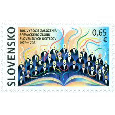 Známka - 100. výročie založenia Speváckeho zboru slovenských učiteľov