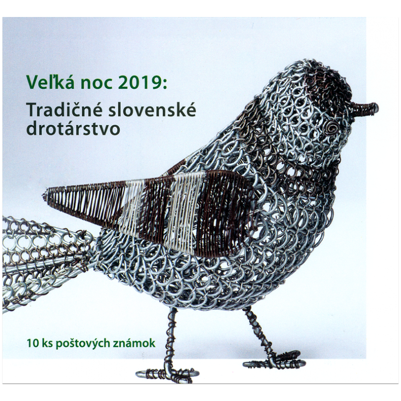 Známkový zošítok - Veľká noc 2019: Tradičné slovenské drotárstvo 