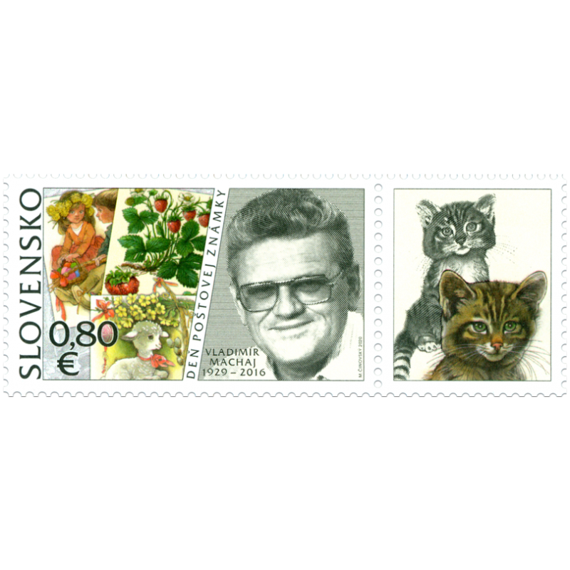Známka - Deň poštovej známky: Vladimír Machaj (1929 – 2016)