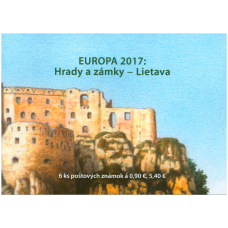 Známkový zošítok - EUROPA 2017: Hrady a zámky - Lietava 