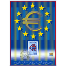 Pamätný list č. 31 - Pamätná prvá eurová známka