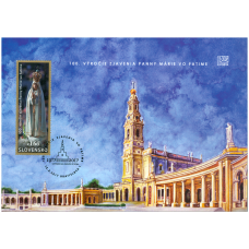 Pamätný list  č. 58 - 100. výročie zjavenia Panny Márie vo Fatime: Spoločné vydanie s Portugalskom, Poľskom a Luxemburskom