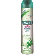 Sanytol Mentol čistí vzduch a dezinfikuje všechny povrchy a textil 300 ml