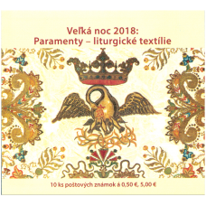 Známkový zošítok - Veľká noc 2018: Paramenty – liturgické textílie 