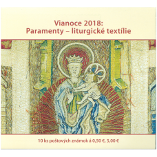 Známkový zošítok - Vianoce 2018: Paramenty – liturgické textílie