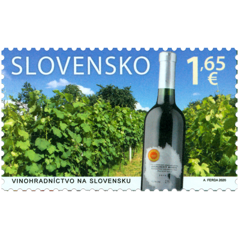 Známka - Spoločné vydanie s Maltou: Vinohradníctvo na Slovensku