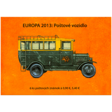 Známkový zošítok - EUROPA 2013: Poštové vozidlo