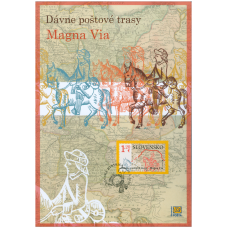 Nálepný list č. 132 - EUROPA 2020: Dávne poštové trasy – Magna Via