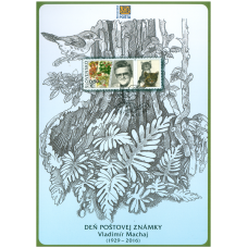 Nálepný list č. 135 - Deň poštovej známky: Vladimír Machaj (1929 – 2016)