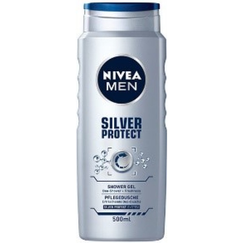 Nivea Men Silver Protect sprchový gél 500 ml