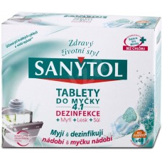 Sanytol 4v1 tablety do umývačky riadu 40 ks