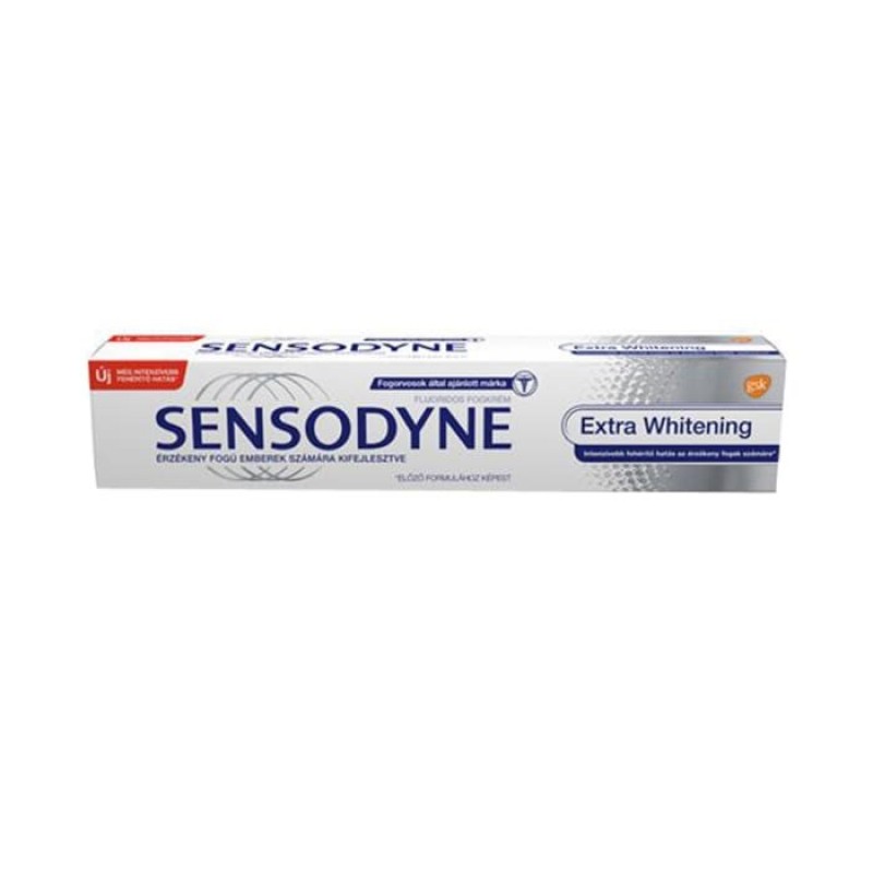 Sensodyne Extra Whitening zubná pasta s fluoridom 75 ml