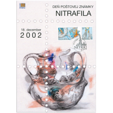 Nálepný list č. 55 - Deň poštovej známky - NITRAFILA