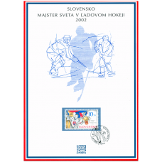 Nálepný list č. 52 - Majster sveta v ľadovom hokeji 2002 / NL