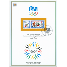 Nálepný list č. 7 - Olympijské hnutie