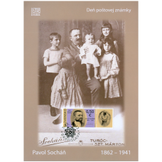 Nálepný list č. 97 - Deň poštovej známky: Pavol Socháň (1862 – 1941)