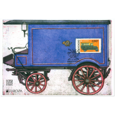 Nálepný list č. 100 - EUROPA 2013: Poštové vozidlo