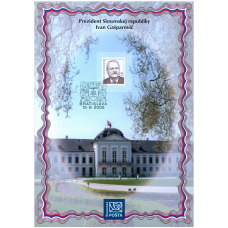 Nálepný list č. 63 - Prezident Slovenskej republiky Ivan Gašparovič