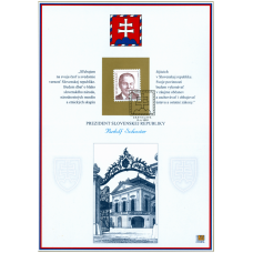 Nálepný list č. 43 - Prezident Slovenskej republiky Rudolf Schuster