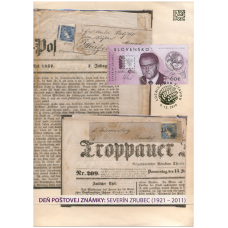 Nálepný list č. 107 - Deň poštovej známky: Severín Zrubec (1921 – 2011)