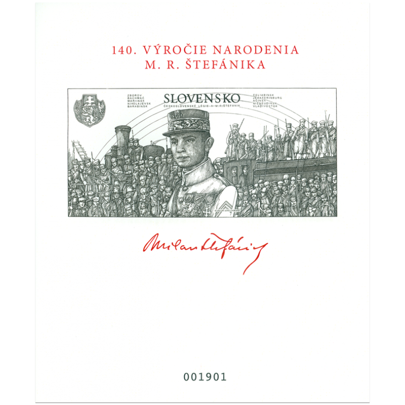 Príležitostná tlač č. 70 - Československé légie a M. R. Štefánik 